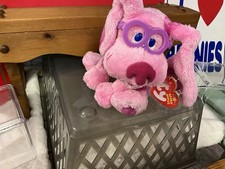 Ty Beanie Baby - MAGENTA the Dog (Nick Jr. - Blue's Clues) (6.5 Inch) NEW MWMTS