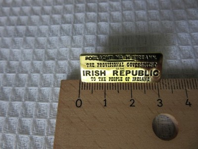 IRISCHE REPUBLIK PROKLAMATION 1916 GEDENKEN Pin Anstecker (# 82)