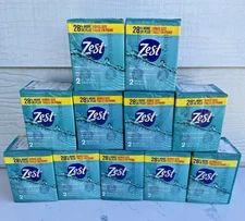 Zest Deodorant Bar Soap, Hydrating Moisture for All Skin Types, Aqua, 22 Bars