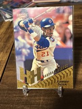 1996 PINNACLE HARDBALL HEORES # 263  SAMMY SOSA BASEBALL CARD