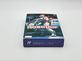 RoboCop FC Famicom with box theory and postcard [Operation confirmed] Good