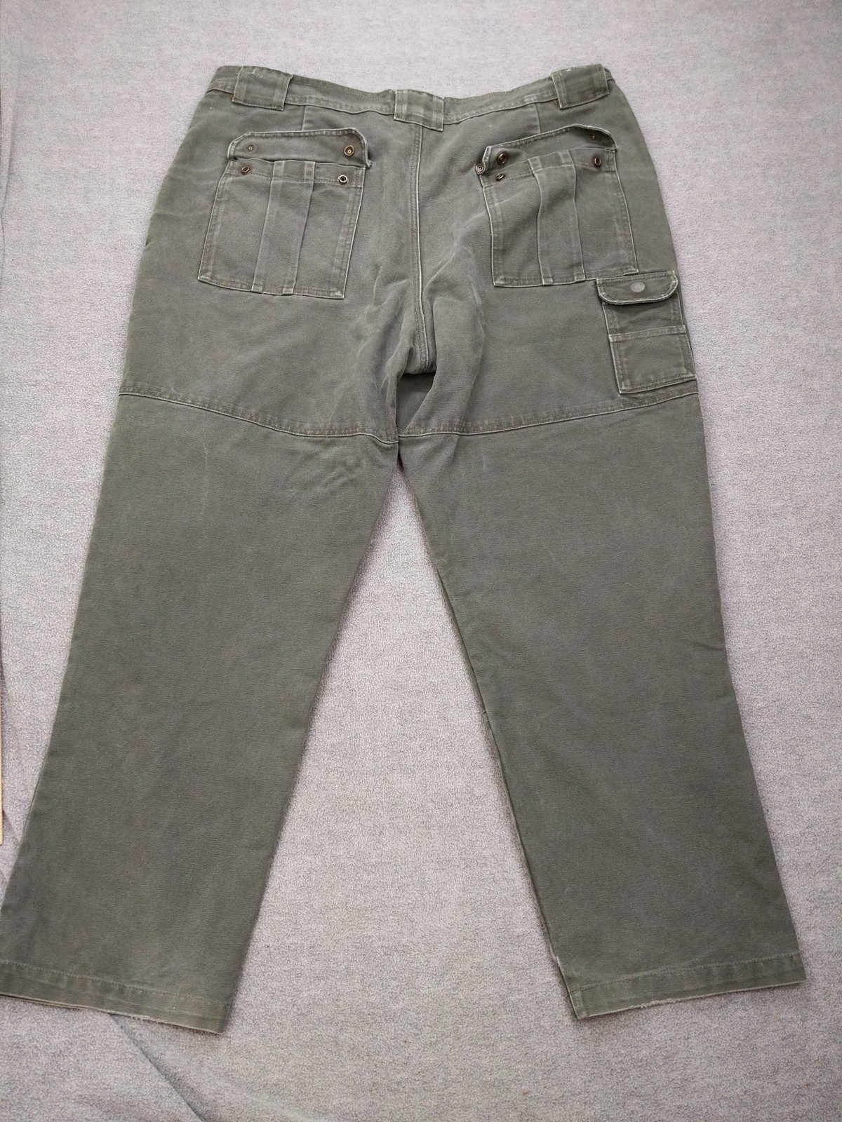 Cabelas Outdoor Gear Pants Mens 44x42 Green Cargo Work Utility Double Knee