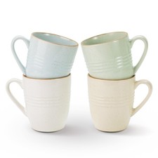 Famiware Jupiter Coffee Mugs Set of 4, 14 OZ Coffee Mug, Microwave and Dishwashe