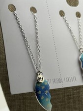 BFF Moon Necklace Set: Celestial Friendship Jewelry