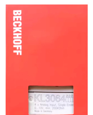 NEW  Beckhoff KL3064 4x Analog Input Single Ended 0-10V min 200KOhm KL 3064