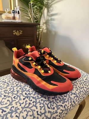 Nike Air Max 270 React Lava Men's Running Shoes Size 11.5