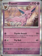 Espeon Rare SV: Prismatic Evolutions 033/131 LP