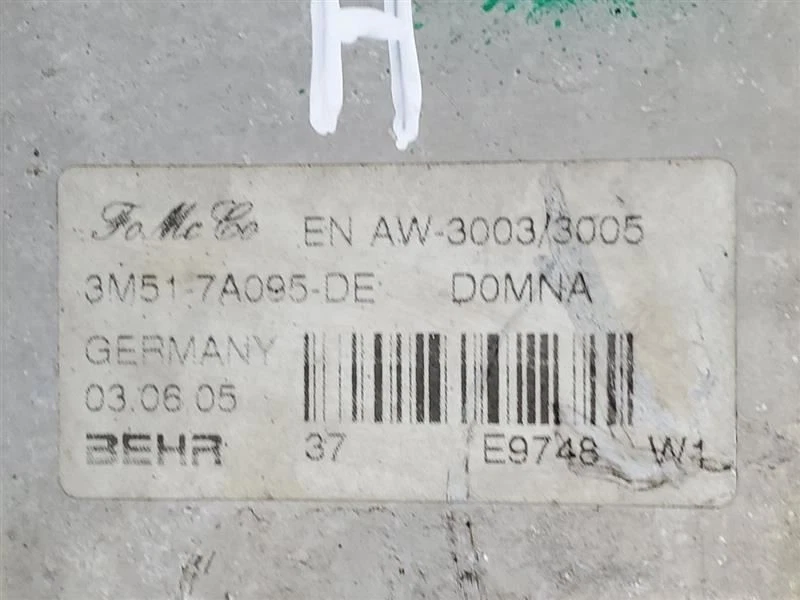 Ventilador intercooler condensador radiador PN 1137328081 OEM 2004 2011 Volvo S40 Foto 3 de 4