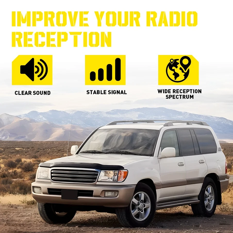 Power Aerial AM/FM Radio Antenna Mast Cable For 1998-2007 Toyota Land Cruiser - Image 2 of 4