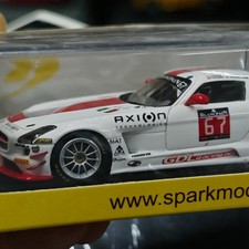 Spark 1:43 Mercedes sls amg benz 2014 racing model spa spa
