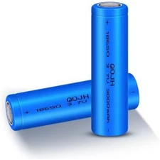 2 Pack 3.7 Volt 18650 Rechargeable Battery, 3000mAh Battery Flat Top Lithium Ba