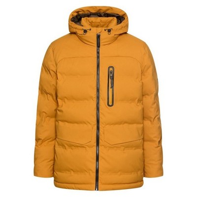 Camel active men's winter quilted jacket yellow 6N14 420904 67 burned yellow