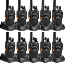 Long Range Walkie Talkie Retevis H777 Two Way Radio 2W for Factory/Store 10pack