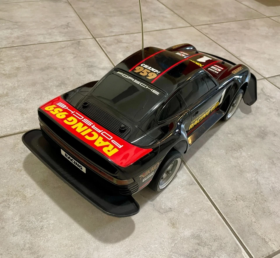 Nikko Porsche 959 RC Auto 1/12 - Rarität Vintage RC - Bild 3 von 4