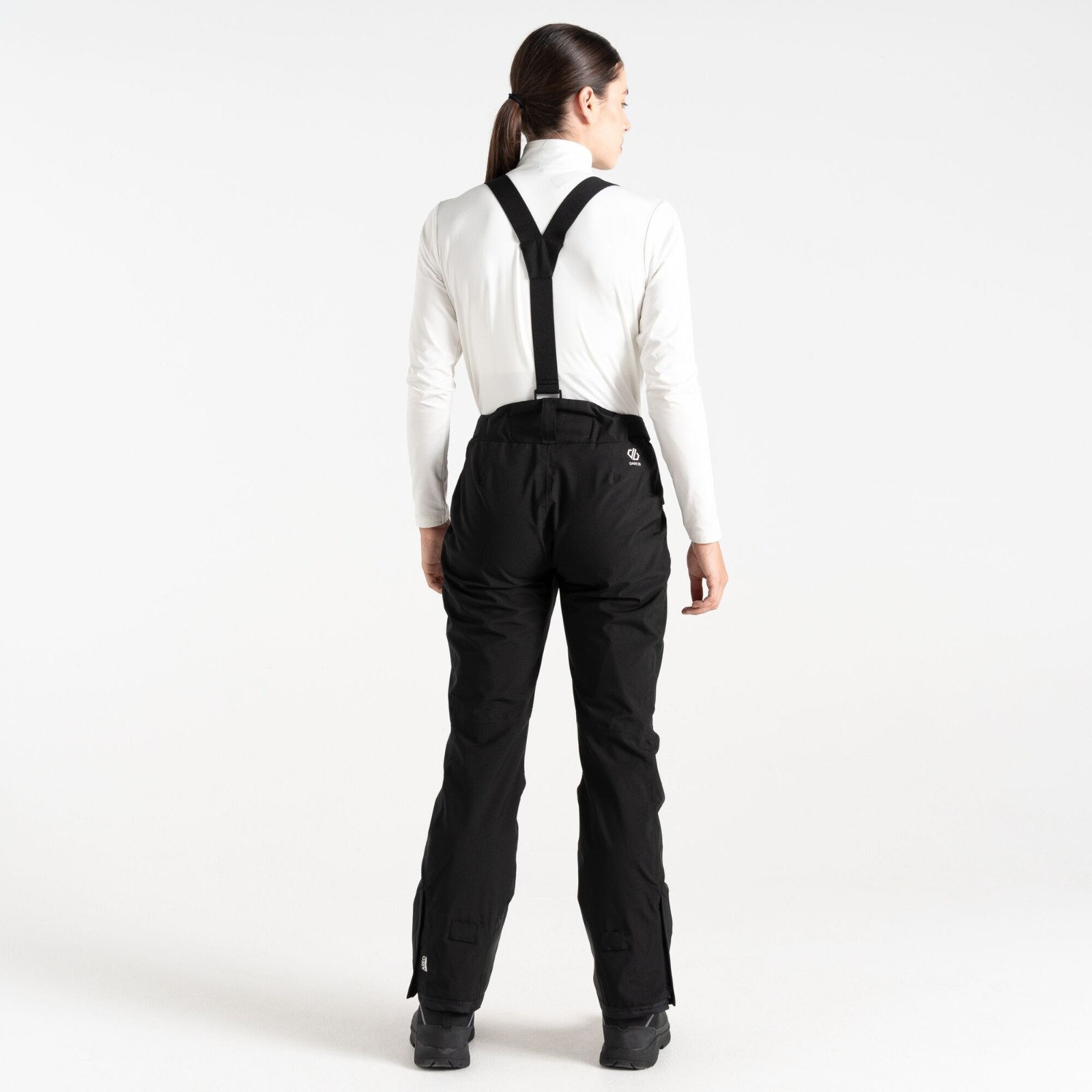 Pantaloni da sci neri Dare2B Diminish per donna foto 2