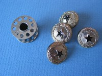 1159 Buttons Nautical Military Star Gold Navy 5/8 W 36 1159 Buttons Nautical Military Star Gold Navy 5/8 W 36