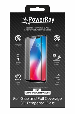 PowerRay Ultra Durable 3D Full Glue Glass Displayschutz für Samsung Galaxy A20e