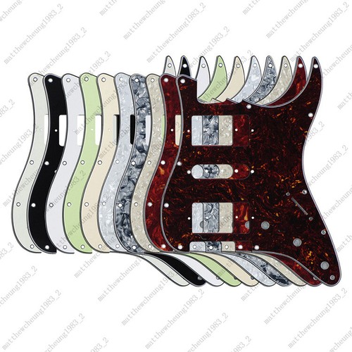Electric Guitar Pickguard Scratch Plate 11 Hole 2 Pot HSH for Strat Multicolors - Picture 5 of 15