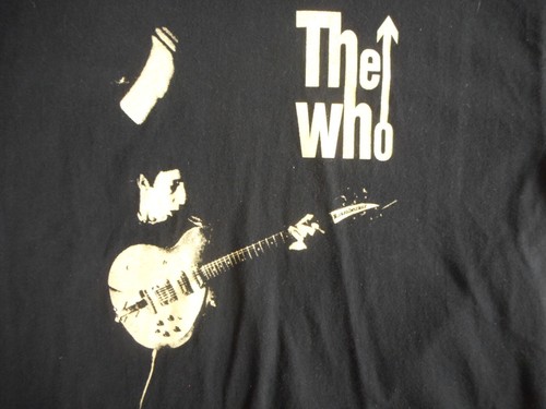 The Who Rock Band Black Adult 2002 North American Tour sz Large L 100% cotton - Picture 2 of 10