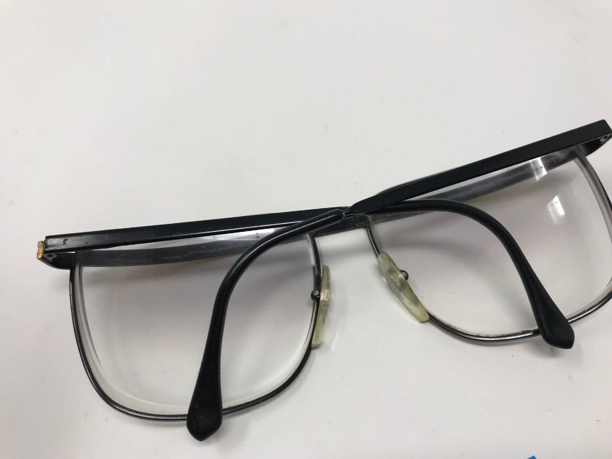 Authentic Solo Sole Eyeglass Frame Matte Black Vintage 173 Gold