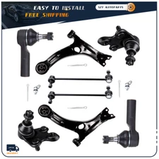 For 2003-2008 Matrix Front Lower Control Arm Ball Joint Tie Rod End Suspension