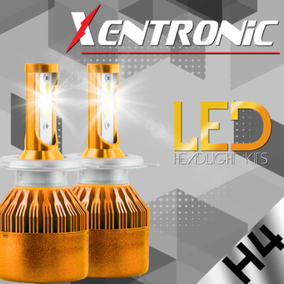 H4 980W 147000LM CREE LED Headlight Kit Hi/Low Beam Bulbs White 6000K High Power