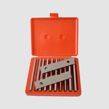 1/8" Steel Parallel Set 10 Matched Pairs Parallels .0002" with Case