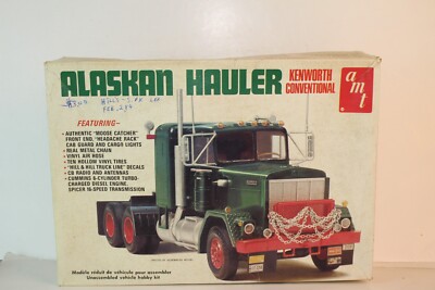Maquette Camion AMT Kenworth W900 (1/25, Alaskan Hauler, 1977, Occasion)