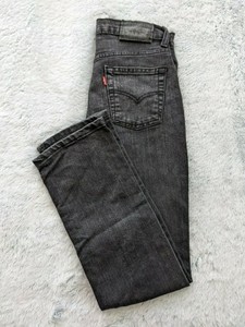 Levis 511 Slim chicos 14 Reg 27 X 27 Jeans Negro Denim Stretch Usado En  Excelente Condición | eBay