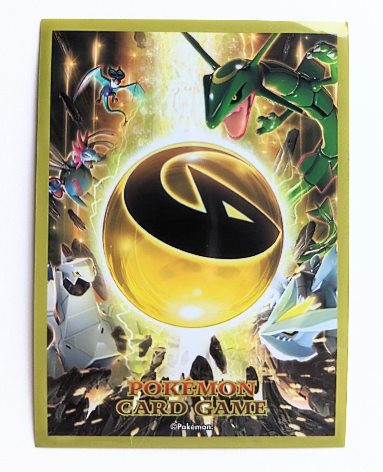 Golden Unown Individual Japanese Pokemon Center Card Sleeves (X1)