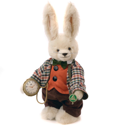 The White Rabbit by Hermann Spielwaren - limited edition teddy bear - 20581-2