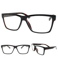 Mens Women Classy Elegant Modern Contemporary Style Clear Lens EYE GLASSES Frame