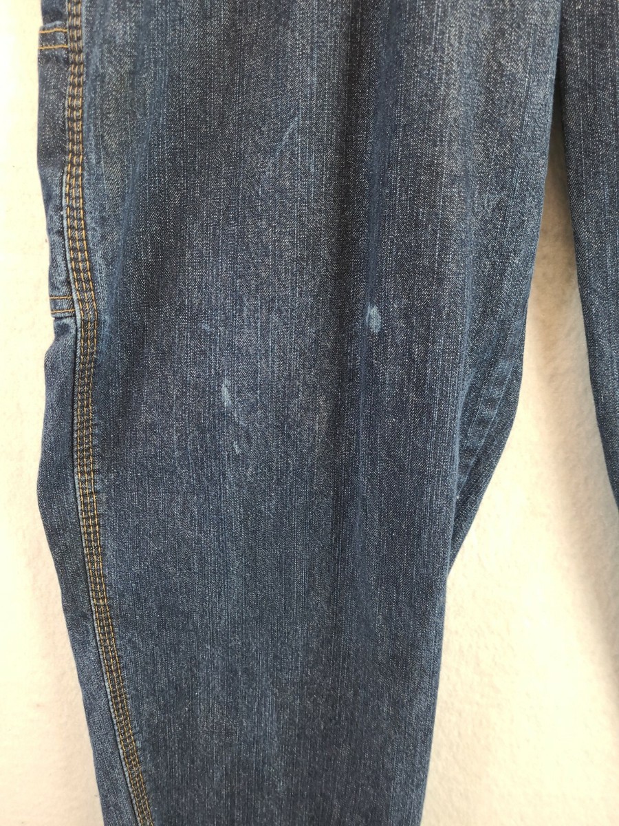 Cinch WRX FR Blue Label Distressed Carpenter Denim Work Blue Jeans