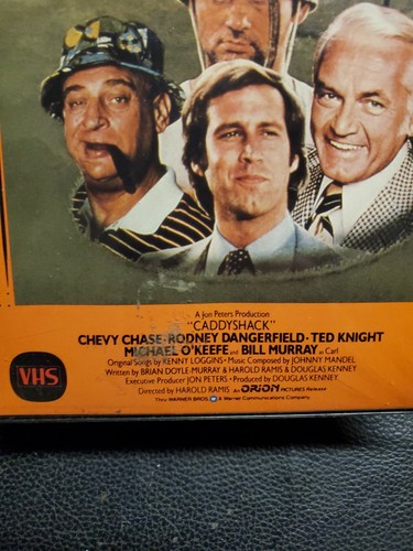 CADDYSHACK 1980 Chevy Chase Bill Murray Warner Brothers WB VHS CLAMSHELL Big Box - Picture 4 of 12