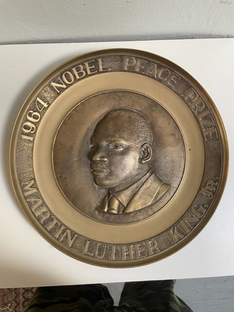 Vintage Martin Luther King Jr 1964 Nobel Peace Prize Commemorative