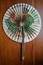 ancien éventail pub (papier) PIPPERMINT GET Frères Revel par DRANSY illustration