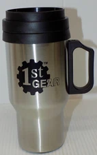 First Gear Trucks 18-8 Stainless Steel Travel Insulated Beverage Mug- Cup/ Lid