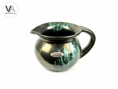 Original OTTO KERAMIK 70's Design Kanne/Krug Ø 21.5cm Sammlerstück Handarbeit