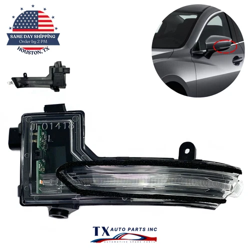 Side Mirror Turn Signal Lamp for 2017-2019 MAZDA 3 / Mazda 6 Left Driver Side