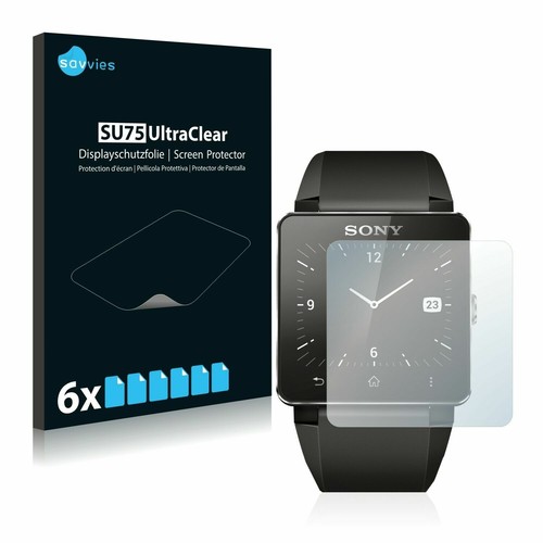 Sony Smartwatch 2 , 6x Transparent ULTRA Clear Screen Protector - Bild 2 von 4