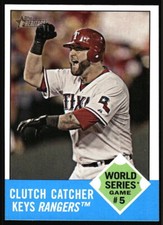 2012 Topps Heritage Clutch Catcher Keys Rangers #146 Texas Rangers