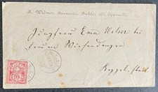 1888 10c Buhler to Kappel St Gallen Switzerland Classic Cover See Photos