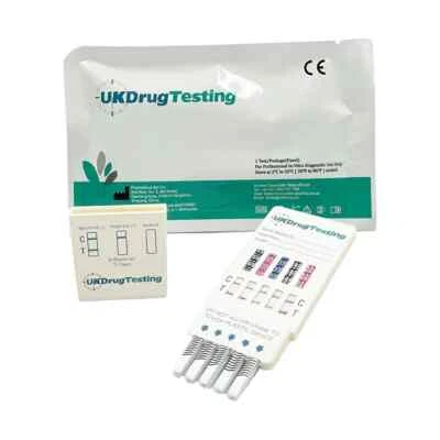 ALLTEST UKDRUGTESTING Drug Testing Kit Test Home - Tests for 10 Drugs Cannabis Cocaine Heroin Ecstasy