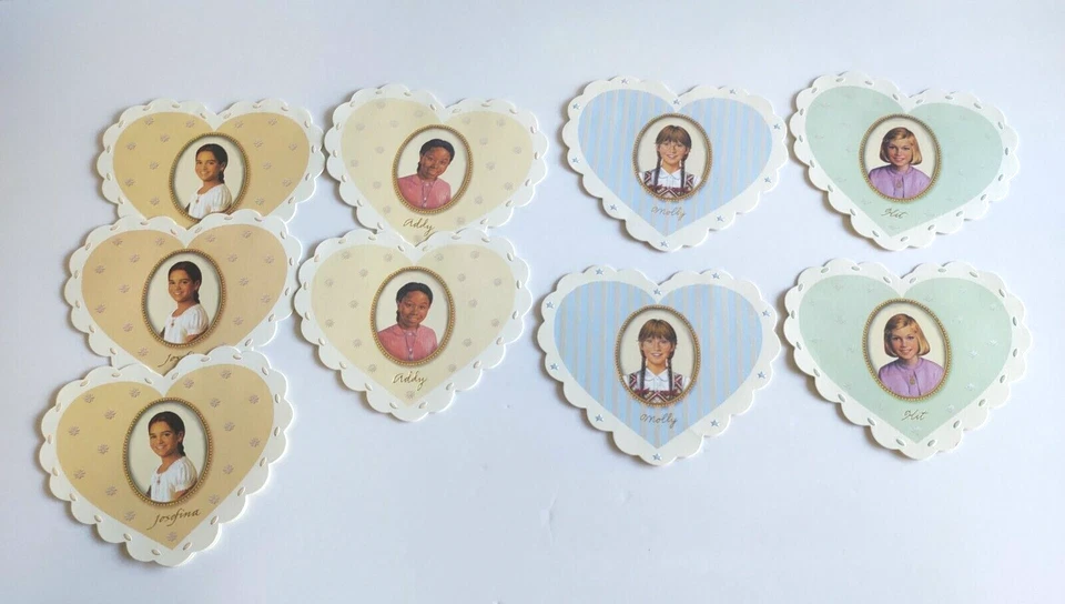 25 tarjetas de San Valentín y lata de metal The American Girl Collection con sello Foto 3 de 4