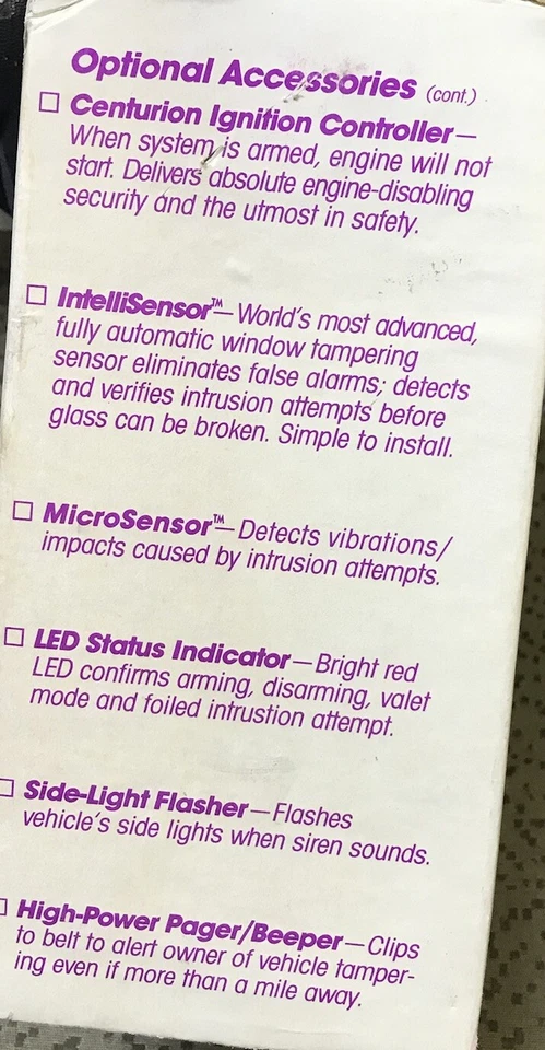 Clifford Centurion 100 | O.G. Alarma de coche con mando a distancia y transmisor (¡Nuevo!) Foto 4 de 4