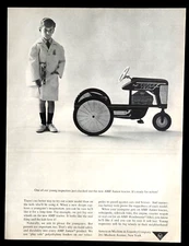AMF Junior Tractor Original 1963 Vintage Print Ad