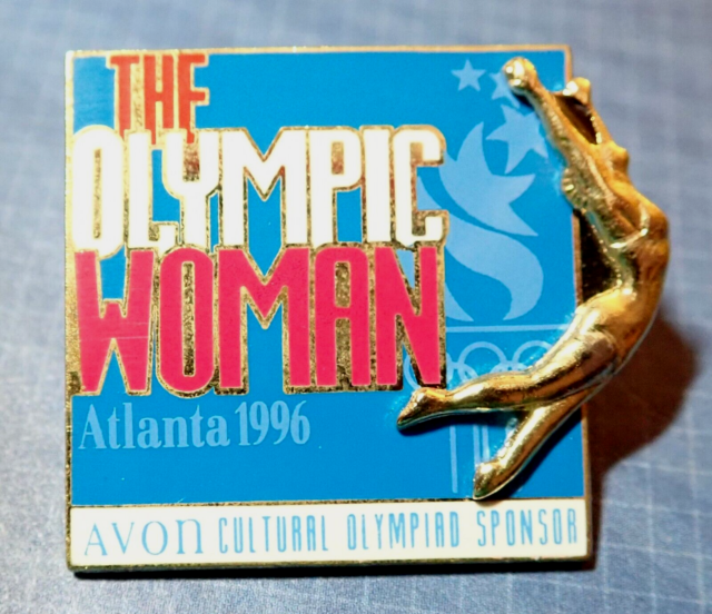 RARE "THE OLYMPIC WOMAN" 1996 ATLANTA OLYMPIC GAMES PIN BADGE / 2022
