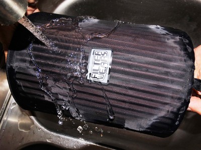 K&N RF-1045DK Air Filter Wrap - High-Flow, Washable & Reusable For Cars & Motorcycles