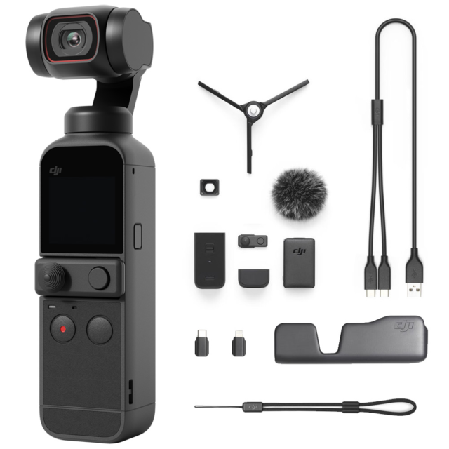 DJI Pocket 2 Creator Combo Action Camera - Black for sale online