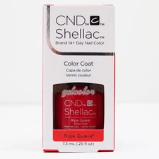 CND Shellac UV LED Gel Nail Polish RHYTHM & HEAT Collection - Ripe Guava #91586